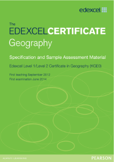 Edexcel Certificate in Geography specification